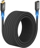 Удлинительный кабель USB C 3.2 20 Гбит/с, удлинительный кабель USBC 3.2 Gen2 Type-C «папа-мама» Ultra HD 4K при 60 Гц, зарядка 240 Вт, передача данных 20 Гбит/с, совместимость с внешним SSD eGPU (расширение 20G 240W-3M) 1000009501