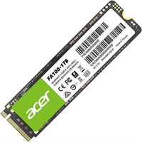 Твердотельный накопитель Acer FA100 M.2 SSD 1 ТБ PCIe GEN 3 x 4 NVMe 1.4 с интерфейсом, внутренний твердотельный накопитель с технологией 3D TLC NAND - BL.9BWWA.120 1000009503