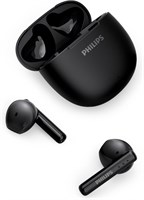 Беспроводные наушники-вкладыши PHILIPS TAT1139BK, 13-миллиметровые динамики, насыщенные и мощные басы, микрофон с искусственным интеллектом для четких звонков, 26 часов воспроизведения с поддержкой голосового помощника, водонепроницаемость IPX4, Bluetooth 1000009539