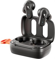 Беспроводные наушники-вкладыши Skullcandy Dime 3, аккумулятор на 20 часов, микрофон, совместимы с устройствами iPhone, Android и Bluetooth — чёрный 1000009540