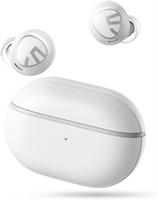 Беспроводные наушники SoundPEATS Free2 Classic с Bluetooth V5.1 и временем работы 30 часов, встроенный микрофон для четких звонков, сенсорное управление, режимы «один наушник/два наушника», стереозвук (белый) 1000009544