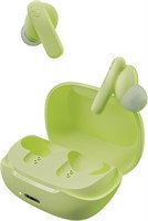 Беспроводные внутриканальные наушники Skullcandy Smokin' Buds, 20 часов автономной работы, 50% из возобновляемого пластика, микрофон, совместимость с iPhone, Android и Bluetooth-устройствами — Matcha 1000009552