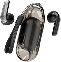 Беспроводные наушники Bluetooth 5.3, спортивные наушники с глубокими басами, водонепроницаемые фитнес-наушники для спорта и бега. Разработаны для Android и iPhone. Черные. 1000009570