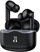 Беспроводные наушники-вкладыши ViBon 2025 с Bluetooth 5.4, шумоподавлением ENC, водонепроницаемостью IP7, 40 часов воспроизведения, Hi-Fi стерео, глубокими басами, светодиодным дисплеем и сенсорным управлением 1000009584