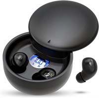 Беспроводные наушники для сна, внутриканальные наушники Bluetooth 5.4? Мини-наушники с одноэтапным подключением для любителей спать на боку, водонепроницаемые фитнес-наушники для занятий спортом и бега. Разработаны для Android и iPhone (черные) 1000009585