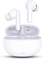 Беспроводные наушники-вкладыши HONOR CHOICE X7i Bluetooth 5.3, водонепроницаемые, с двумя микрофонами, активным шумоподавлением 45 дБ, 40 часов воспроизведения, объемным звуком для iPhone, Android, iPad (белые) 1000009587