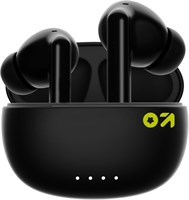 Беспроводные наушники-вкладыши Boult Audio W20 с 35-часовым временем работы, микрофоном Zen™ ENC, низкой задержкой 45 мс, 13-миллиметровыми басовыми динамиками, быстрой зарядкой Type-C, сенсорным управлением, защитой IPX5, TWS (цвет «чёрный космос») 1000009607