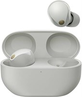 Беспроводные внутриканальные наушники SONY WF-1000XM5 с шумоподавлением, Bluetooth, до 24 часов автономной работы и быстрой зарядкой, IPX4, совместимы с iOS и Android — серебристый 1000009656
