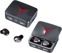 Новые беспроводные наушники TERRIFI Bluetooth 5.3, водонепроницаемость IPX7, светодиодный индикатор заряда батареи, 140 часов воспроизведения с зарядным устройством, 3D-стереозвук, полностью сенсорный экран, встроенный микрофон 1000009659