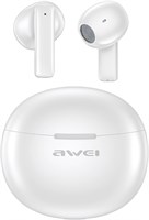Беспроводные наушники Awei T87 TWS Bluetooth с микрофоном, HD-наушники с шумоподавлением для звонков, Hi-Fi-звук, музыкальная гарнитура для геймеров (белые) 1000009662