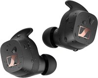 Беспроводные наушники Sennheiser SPORT True Wireless — внутриканальные Bluetooth-наушники для активного образа жизни, музыки и звонков с адаптивной акустикой, шумоподавлением, сенсорным управлением, защитой IP54 и 27-часовым временем автономной работы. 1000009681