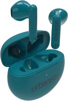 Беспроводные наушники Urbanista Austin True Wireless, Bluetooth 5.3, IPX4, два микрофона, 20 часов воспроизведения, беспроводные наушники с сенсорным управлением, чехол для зарядки TWS USB C, цвет: зелёный 1000009696