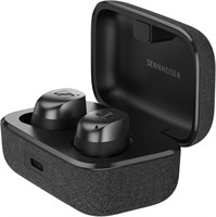 Умные наушники Sennheiser Momentum True Wireless 4 с Bluetooth 5.4, кристально чистым звуком, эргономичным дизайном, 30 часов автономной работы, адаптивным шумоподавлением — цвет чёрный графит 1000009706