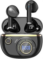 Беспроводные наушники Rescien, Bluetooth 5.4, шумоподавление ENC, обновление 2025 года (черные) 1000009731