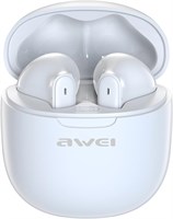 Оригинальные беспроводные наушники awei T68 ENC с шумоподавлением, Bluetooth 5.3, 4 микрофона, ENC HD Call, TWS-наушники с глубокими басами (черные) 1000009745