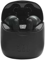Беспроводные наушники-вкладыши JBL Tune 225TWS, звук JBL Pure Bass, Bluetooth, аккумулятор 25 ч, Dual Connect, быстрое сопряжение, встроенный голосовой помощник, совместимость с Android и iOS — черный, JBLT225TWSBLK 1000009749