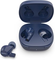 Беспроводные наушники Belkin Soundform Rise True Wireless Bluetooth 5.2 с беспроводной зарядкой, защитой от пота и воды IPX5, глубокими басами для iPhone, Galaxy, Pixel и других устройств - синие 1000009754