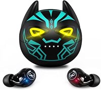 Детские беспроводные наушники-вкладыши Bluetooth с микрофоном, удобные и легкие наушники-вкладыши Bluetooth 5.0 с шумоподавлением, сенсорное управление, 32 часа воспроизведения для iPhone/Android 1000009790