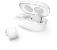 Belkin SoundForm Immerse, полностью беспроводные наушники с гибридным активным шумоподавлением, беспроводной зарядкой, защитой от пота IPX5, водонепроницаемостью, Apple Find My и Belkin Ping My для iPhone, Galaxy, Pixel и других устройств — белые 1000009791