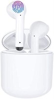 Наушники Caili Bluetooth. Наушники Langsdom True Wireless Bluetooth с микрофоном, сенсорным управлением, шумоподавлением, внутриканальные для смартфонов, T17 White. Замена Airpods. 1000009822