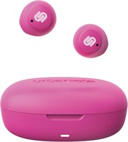Беспроводные наушники Urbanista Lisbon, Bluetooth 5.2, компактные, с сенсорным управлением, 27 часов воспроизведения, чехол с быстрой зарядкой через USB-C, наушники с защитой от пота IPX для бега и спорта, нежно-розовый цвет 1000009830