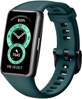 Huawei Band 6, круглосуточный мониторинг SpO2, 1,47-дюймовый дисплей FullView, 2 недели автономной работы, быстрая зарядка, мониторинг пульса, отслеживание сна, 96 режимов тренировок, напоминание о сообщениях — цвет Forest Green 1000009902
