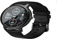 Умные часы Mibro Air с круглым сенсорным TFT-дисплеем 1,28 дюйма, сменным ремешком 20 мм, 12 спортивных режимов, Bluetooth 5.0, аккумулятором на 10 дней, совместимы с iOS/Android — черные 1000009910