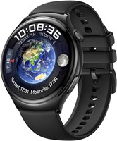 Умные часы HUAWEI Watch 4, изогнутое 3D-стекло, быстрый доступ к информации о здоровье, звонки через eSIM, новые кольца активности, 14-дневный срок службы аккумулятора, анализ ЭКГ, совместимость с Android и iOS, черный цвет 1000009941