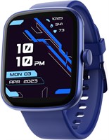 Часы boAt Wave Style с квадратным HD-дисплеем 1,69 дюйма, мониторингом пульса и SpO2, 7 дней автономной работы, несколькими циферблатами, экосистемой приложений Crest Health, несколькими спортивными режимами, защитой IP68 (темно-синий) 1000009942