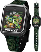 Умные часы Accutime Teenage Mutant Ninja Turtles для детей с селфи-камерой, видеорегистратором, играми, секундомером, будильником, калькулятором и счётчиком калорий – подходят для запястья от 5,5 до 8 дюймов 1000009982