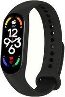 Силиконовый ремешок MARGOUN для Xiaomi mi band 7, сменный ремешок для умных часов (черный) 1000009984