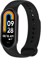 Силиконовый ремешок MARGOUN для Xiaomi Mi Band 9/8, сменный ремешок из ТПУ, регулируемая длина, удобный и дышащий 1000009990