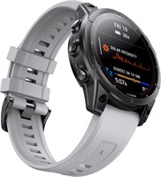 Силиконовый ремешок Dado 22 мм, совместимый с часами Garmin Fenix 7 | Fenix 6 | Fenix 5 | 6 Pro | 5 Plus | Ремешок для смарт-часов Approach S60 1000009995