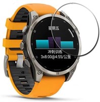 SKEIDO 2 шт. Защитное стекло 9H HD для смарт-часов Garmin Fenix 8 43 мм. Защитная пленка для смарт-часов Fenix 8 (Garmin Fenix 8 43 мм) 1000010003