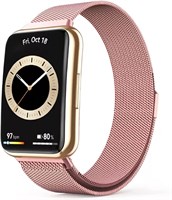 Сменный ремешок Dado Milanese из нержавеющей стали, совместимый с часами Huawei Fit 2, сетчатый магнитный ремешок из нержавеющей стали 1000010026