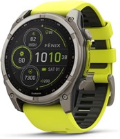 Умные часы GARMIN Fenix 8-51 MM с солнечной зарядкой | 48 дней автономной работы | Встроенный динамик, микрофон, светодиодный фонарик 1000010038