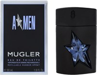 MUGLER A*Men, туалетная вода, мужские духи, амбровый, древесный и гурманский аромат, аромат для мужчин, сменный флакон, 50 мл 1000010204