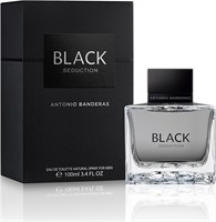 Туалетная вода-спрей Seduction In Black от Antonio Banderas, 3,4 унции для мужчин 1000010248