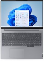 Lenovo ThinkBook 16 G6 ИРЛ | 16-дюймовый WUXGA IPS 120 Гц | Intel Core i7-13700H | 16 ГБ DDR5 | SSD 512 ГБ | Графика Intel Iris Xe | Клавиатура с панелью | Wi-Fi 6 | Windows 11 Pro (ОБНОВЛЕННАЯ), Arctic Grey 1000010535