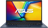 Бизнес-ноутбук ASUS Vivobook 14 (2025) с 14-дюймовым дисплеем Full HD, 10-ядерным процессором Intel i7-1355U, 24 ГБ памяти DDR4, твердотельным накопителем на 1 ТБ, графикой Intel Iris Xe, Wi-Fi 5, Windows 10 Pro, сетевым адаптером ONT на 32 ГБ и USB-накоп 1000010552