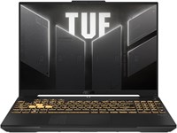 Ноутбук ASUS TUF Gaming F16, 16-дюймовый дисплей FHD+ с частотой обновления 144 Гц, процессор Intel Core 5 210H, 16 ГБ ОЗУ, SSD-накопитель на 512 ГБ, видеокарта NVIDIA GeForce RTX 3050 6 ГБ, клавиатура RGB, английский/арабский языки, Windows 11, цвет Mech 1000008727