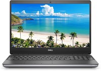 Ноутбук для рабочей станции Dell Precision 7550, дисплей Full HD, без сенсорного экрана, процессор Intel Core I7-10850H, 32 ГБ ОЗУ, твердотельный накопитель NVMe на 512 ГБ, HDMI, Thunderbolt, Nvidia Quadro T1000 4 ГБ GDDR6, Windows 10 Pro (обновлённая вер 1000010597