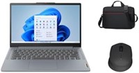 Ноутбук Lenovo IdeaPad Slim 3 14", процессор Intel Core i7-13620H, 14-дюймовый дисплей FHD, 16 ГБ оперативной памяти DDR5, твердотельный накопитель на 512 ГБ, графика Intel UHD, Windows 11, цвет Arctic Grey, с сумкой и беспроводной мышью (ОБНОВЛЕНИЕ) 1000010601