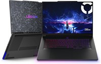 Ноутбук Lenovo Legion 9 18IAX10 с искусственным интеллектом, 18-дюймовый дисплей WQUXGA 440 Гц, процессор Intel Ultra 9 275HX, 64 ГБ ОЗУ, SSD-накопитель на 4 ТБ, видеокарта RTX 5090 24 ГБ GDDR7, RGB EN-ARB, Windows 10, Eclipse Black [83EY0002AX] + 2 года 1000010606