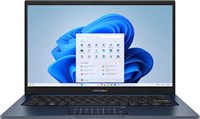 Тонкий ноутбук ASUS Vivobook 14 X1404ZA с 14-дюймовым дисплеем FHD, процессором Core i5-1334U, 12 ГБ ОЗУ, SSD-накопителем на 256 ГБ, графикой Intel Iris Xe, Windows 11 Домашняя, синий 1000010640