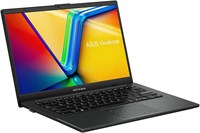 Тонкий ноутбук ASUS Vivobook GO 14 E1404GA-NK006W, процессор i3-N305, 8 ГБ ОЗУ, SSD на 512 ГБ, графика Intel UHD, WIN11 HOME, 14-дюймовый дисплей Full HD, веб-камера, клавиатура Chiclet, английская версия, черный 1000010664