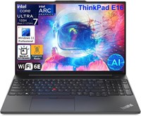 Ноутбук Lenovo ThinkPad E16 G2 для бизнеса с 16-дюймовым дисплеем FHD+, 16-ядерным процессором Intel Ultra 7 155H (Beat Ultra 7 255U), графической Arc, оперативной памятью DDR5 64 ГБ, твердотельным накопителем PCIe 2 ТБ, Wi-Fi 6E, клавиатурой клавиатуры, 1000010678