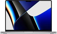 Apple MacBook Pro 2021 года (14 дюймов, чип Apple M1 Pro с 8-ядерным процессором и 14-ядерной видеокартой, 16 ГБ ОЗУ, SSD-накопитель на 512 ГБ) — серебристый; английский (обновлённый) 1000010680