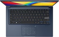 Тонкий ноутбук ASUS Vivobook 14 X1404ZA с 14-дюймовым дисплеем FHD, процессором Core i5-1334U, 16 ГБ ОЗУ, твердотельным накопителем на 512 ГБ, графикой Intel Iris Xe, Windows 11, синий (обновленный), гарантия 1 год 1000010684