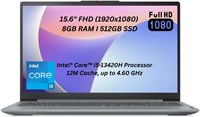Ноутбук Lenovo IdeaPad Slim 3 15IRH8, процессор Intel Core i5-13420H 13-го поколения, дисплей FHD 15,6 дюймов, 8 ГБ ОЗУ, твердотельный накопитель на 512 ГБ, графика Intel, английская клавиатура Windows 11, цвет Arctic Grey (обновлённая) 1000010692